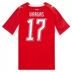 Günstige Schweiz Vargas 17 Herrentrikot Heim WM 2026 Kurzarm