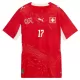 Günstige Schweiz Vargas 17 Herrentrikot Heim WM 2026 Kurzarm