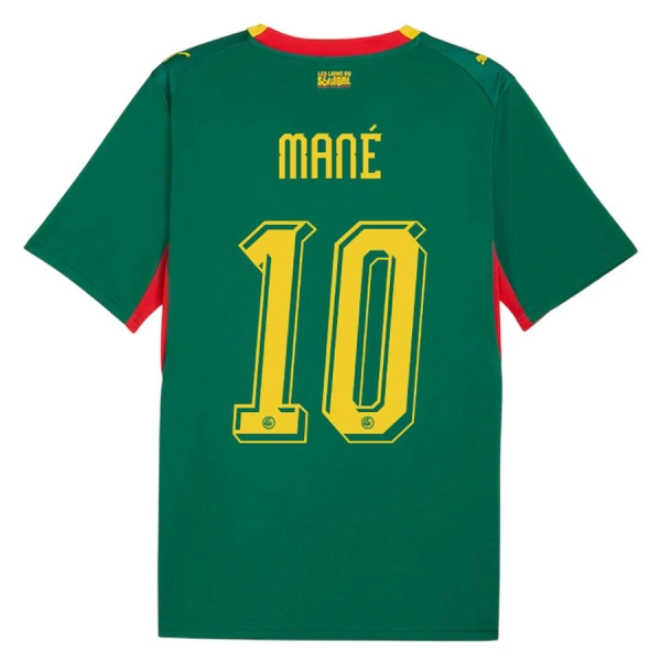 Günstige Senegal Mane 10 Herrentrikot Auswärts WM 2026 Kurzarm