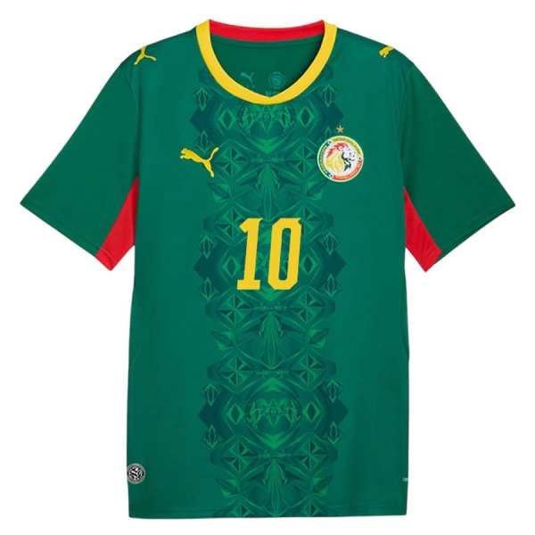 Günstige Senegal Mane 10 Herrentrikot Auswärts WM 2026 Kurzarm