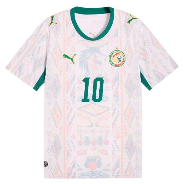 Günstige Senegal Mane 10 Herrentrikot Heim WM 2026 Kurzarm