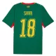 Günstige Senegal Sarr 18 Herrentrikot Auswärts WM 2026 Kurzarm Günstige Senegal Sarr 18 Herrentrikot Auswärts WM 2026 Kurzarm