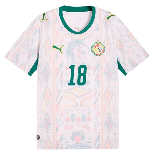 Günstige Senegal Sarr 18 Herrentrikot Heim WM 2026 Kurzarm