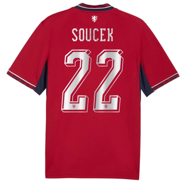 Günstige Tschechische Republik Soucek 22 Herrentrikot Heim WM 2026 Kurzarm Günstige Tschechische Republik Soucek 22 Herrentrikot Heim WM 2026 Kurzarm