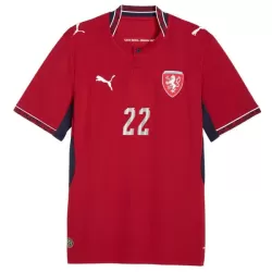 Günstige Tschechische Republik Soucek 22 Herrentrikot Heim WM 2026 Kurzarm