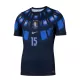 Günstige Uruguay Federico Valverde 15 Herrentrikot Auswärts WM 2026 Kurzarm