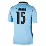 Günstige Uruguay Federico Valverde 15 Herrentrikot Heim WM 2026 Kurzarm
