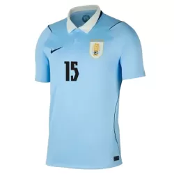 Günstige Uruguay Federico Valverde 15 Herrentrikot Heim WM 2026 Kurzarm