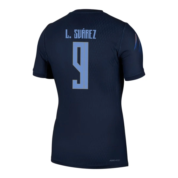 Günstige Uruguay Luis Suarez 9 Herrentrikot Auswärts WM 2026 Kurzarm Günstige Uruguay Luis Suarez 9 Herrentrikot Auswärts WM 2026 Kurzarm
