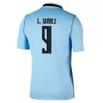 Günstige Uruguay Luis Suarez 9 Herrentrikot Heim WM 2026 Kurzarm