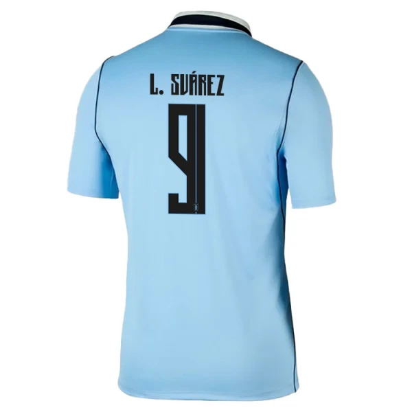 Günstige Uruguay Luis Suarez 9 Herrentrikot Heim WM 2026 Kurzarm Günstige Uruguay Luis Suarez 9 Herrentrikot Heim WM 2026 Kurzarm