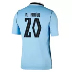 Günstige Uruguay Maximiliano Araujo 20 Herrentrikot Heim WM 2026 Kurzarm