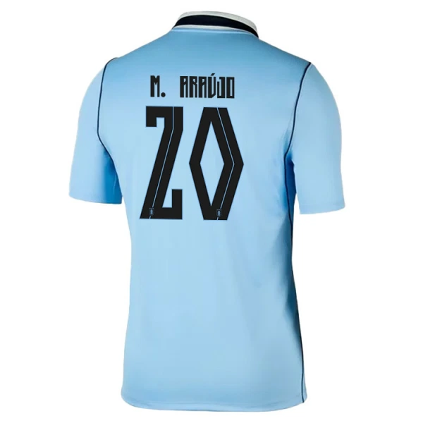 Günstige Uruguay Maximiliano Araujo 20 Herrentrikot Heim WM 2026 Kurzarm Günstige Uruguay Maximiliano Araujo 20 Herrentrikot Heim WM 2026 Kurzarm