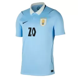 Günstige Uruguay Maximiliano Araujo 20 Herrentrikot Heim WM 2026 Kurzarm