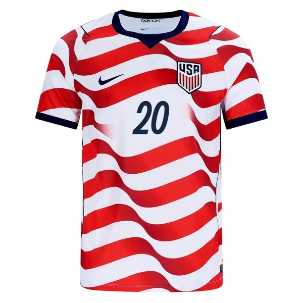 Günstige USA Balogun 20 Herrentrikot Heim WM 2026 Kurzarm