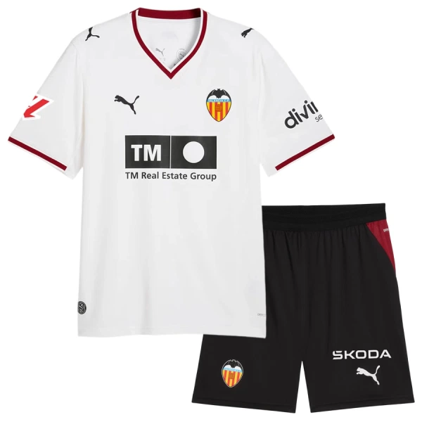 Günstige Valencia CF Kindertrikot Heim 2026/27 Kurzarm Günstige Valencia CF Kindertrikot Heim 2026/27 Kurzarm