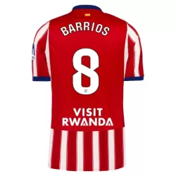 Günstige Atlético Madrid Barrios 8 Herrentrikot Heim 2026/27 Kurzarm Günstige Atlético Madrid Barrios 8 Herrentrikot Heim 2026/27 Kurzarm