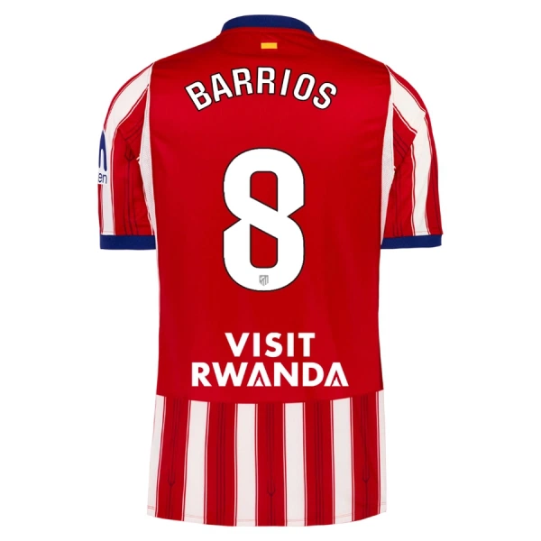 Günstige Atlético Madrid Barrios 8 Herrentrikot Heim 2026/27 Kurzarm Günstige Atlético Madrid Barrios 8 Herrentrikot Heim 2026/27 Kurzarm