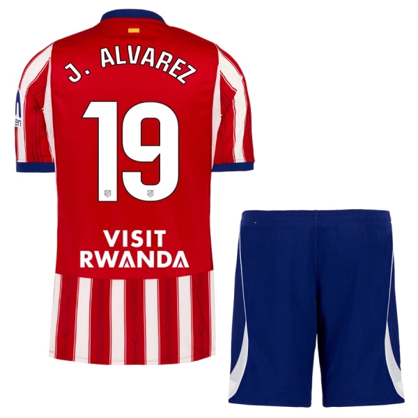 Günstige Atlético Madrid J. Alvarez 19 Kindertrikot Heim 2026/27 Kurzarm
