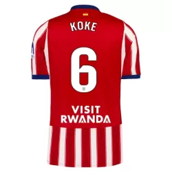Günstige Atlético Madrid Koke 6 Herrentrikot Heim 2026/27 Kurzarm Günstige Atlético Madrid Koke 6 Herrentrikot Heim 2026/27 Kurzarm