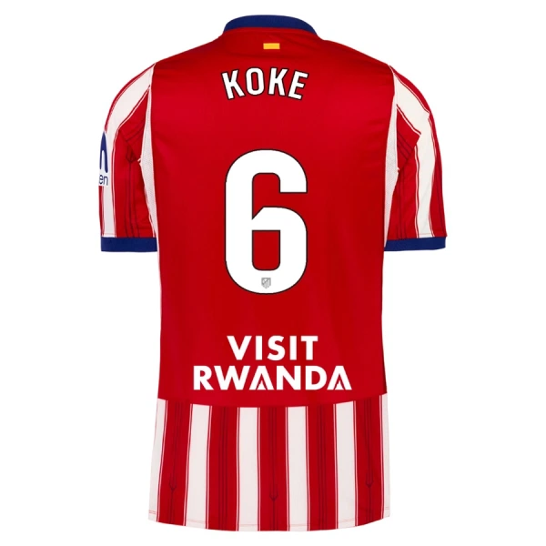 Günstige Atlético Madrid Koke 6 Herrentrikot Heim 2026/27 Kurzarm Günstige Atlético Madrid Koke 6 Herrentrikot Heim 2026/27 Kurzarm