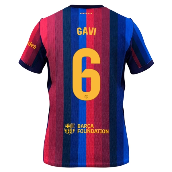 Günstige FC Barcelona Gavi 6 Kindertrikot Heim 2026/27 Kurzarm