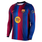 Günstige FC Barcelona Herrentrikot Heim 2026/27 Langarm