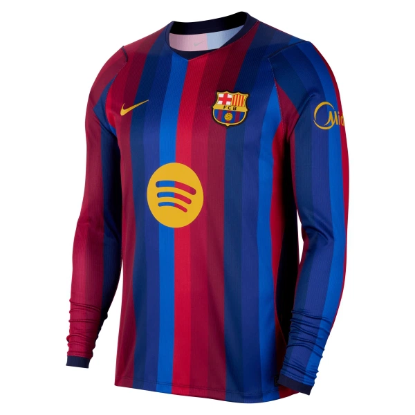 Günstige FC Barcelona Herrentrikot Heim 2026/27 Langarm