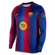 Günstige FC Barcelona Kindertrikot Heim 2026/27 Langarm
