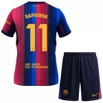 Günstige FC Barcelona Raphinha 11 Kindertrikot Heim 2026/27 Kurzarm
