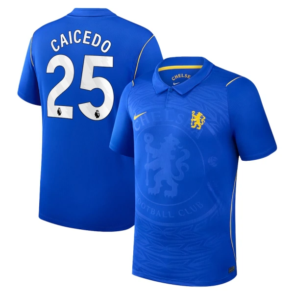 Günstige Chelsea Caicedo 25 Herrentrikot Heim 2026/27 Kurzarm Günstige Chelsea Caicedo 25 Herrentrikot Heim 2026/27 Kurzarm
