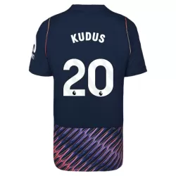 Günstige Tottenham Hotspur Kudus 20 Herrentrikot Auswärts 2026/27 Kurzarm Günstige Tottenham Hotspur Kudus 20 Herrentrikot Auswärts 2026/27 Kurzarm