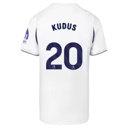 Günstige Tottenham Hotspur Kudus 20 Herrentrikot Heim 2026/27 Kurzarm Günstige Tottenham Hotspur Kudus 20 Herrentrikot Heim 2026/27 Kurzarm