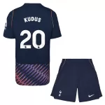 Günstige Tottenham Hotspur Kudus 20 Kindertrikot Auswärts 2026/27 Kurzarm