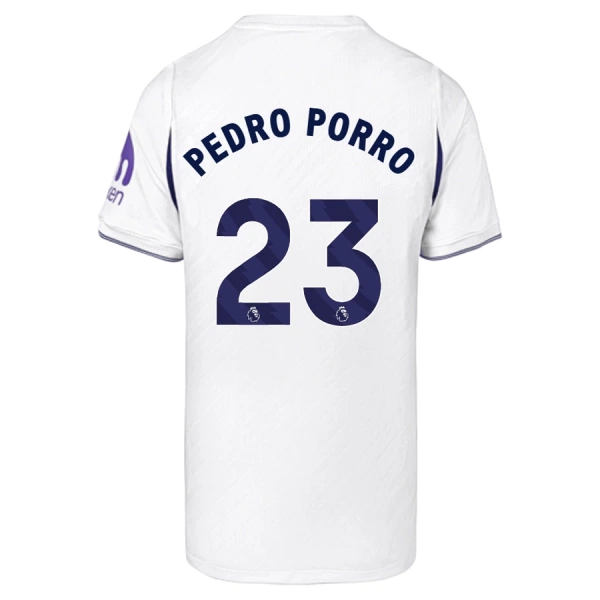 Günstige Tottenham Hotspur Pedro Porro 23 Herrentrikot Heim 2026/27 Kurzarm Günstige Tottenham Hotspur Pedro Porro 23 Herrentrikot Heim 2026/27 Kurzarm