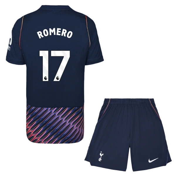 Günstige Tottenham Hotspur Romero 17 Kindertrikot Auswärts 2026/27 Kurzarm Günstige Tottenham Hotspur Romero 17 Kindertrikot Auswärts 2026/27 Kurzarm
