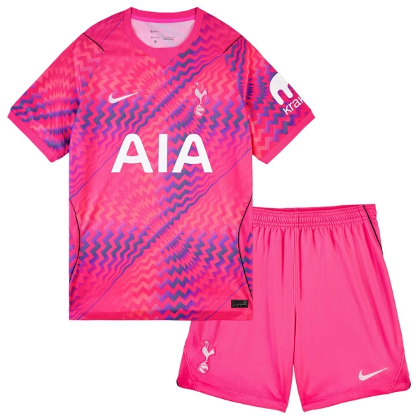 Günstige Tottenham Hotspur Torwart Kindertrikot Heim 2026/27 Kurzarm Rosa
