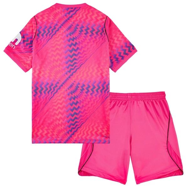 Günstige Tottenham Hotspur Torwart Kindertrikot Heim 2026/27 Kurzarm Rosa