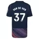 Günstige Tottenham Hotspur Van De Ven 37 Kindertrikot Auswärts 2026/27 Kurzarm