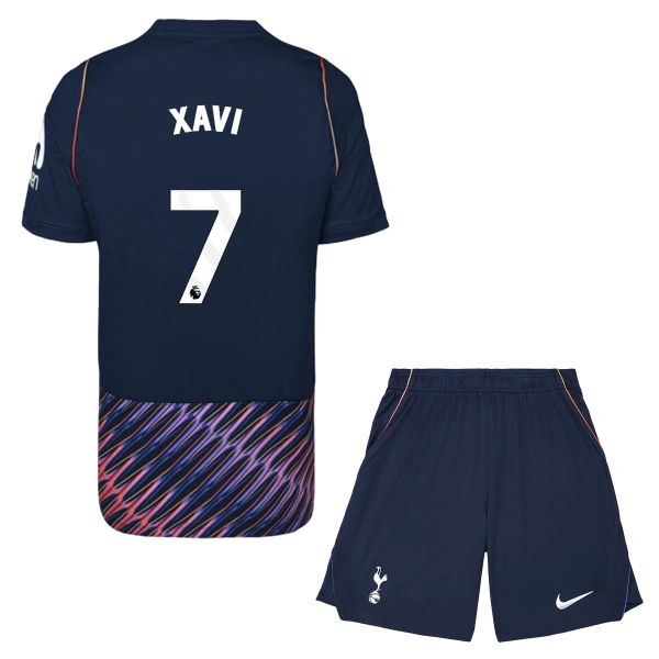 Günstige Tottenham Hotspur Xavi 7 Kindertrikot Auswärts 2026/27 Kurzarm