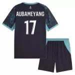 Günstige Olympique Marseille Aubameyang 17 Kindertrikot Auswärts 2026/27 Kurzarm