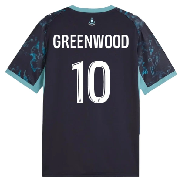 Günstige Olympique Marseille Greenwood 10 Herrentrikot Auswärts 2026/27 Kurzarm
