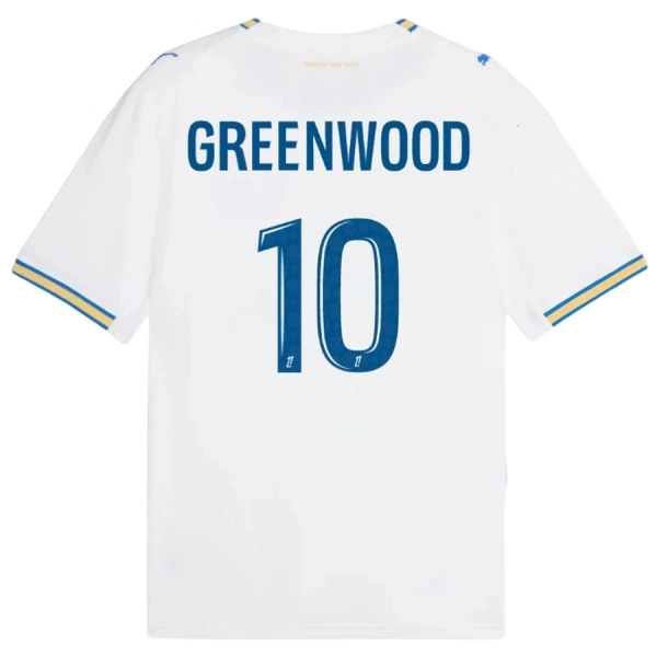 Günstige Olympique Marseille Greenwood 10 Herrentrikot Heim 2026/27 Kurzarm Günstige Olympique Marseille Greenwood 10 Herrentrikot Heim 2026/27 Kurzarm