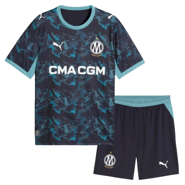 Günstige Olympique Marseille Greenwood 10 Kindertrikot Auswärts 2026/27 Kurzarm