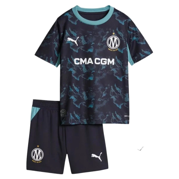 Günstige Olympique Marseille Kindertrikot Auswärts 2026/27 Kurzarm Günstige Olympique Marseille Kindertrikot Auswärts 2026/27 Kurzarm