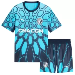 Günstige Olympique Marseille Kindertrikot Auswärts 2026/27 Kurzarm Blaue Günstige Olympique Marseille Kindertrikot Auswärts 2026/27 Kurzarm Blaue