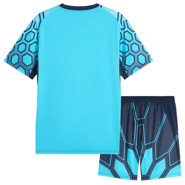 Günstige Olympique Marseille Kindertrikot Auswärts 2026/27 Kurzarm Blaue