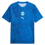 Günstige Olympique Marseille Pre-Match Herrentrikot 2026/27 Kurzarm Blaue