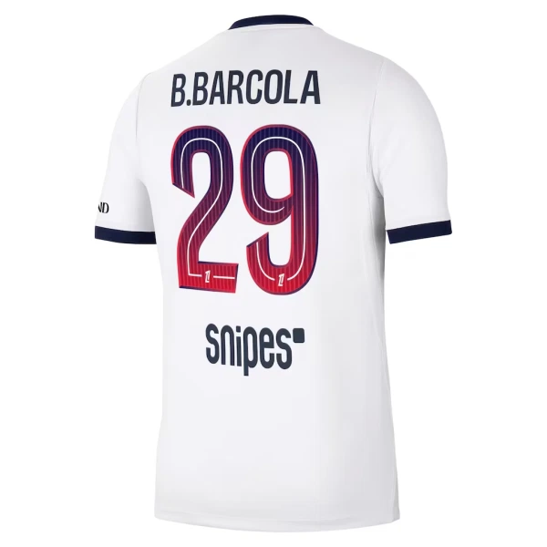 Günstige Paris Saint-Germain Bradley Barcola 29 Herrentrikot Auswärts 2026/27 Kurzarm