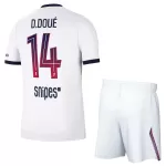Günstige Paris Saint-Germain Desire Doue 14 Kindertrikot Auswärts 2026/27 Kurzarm
